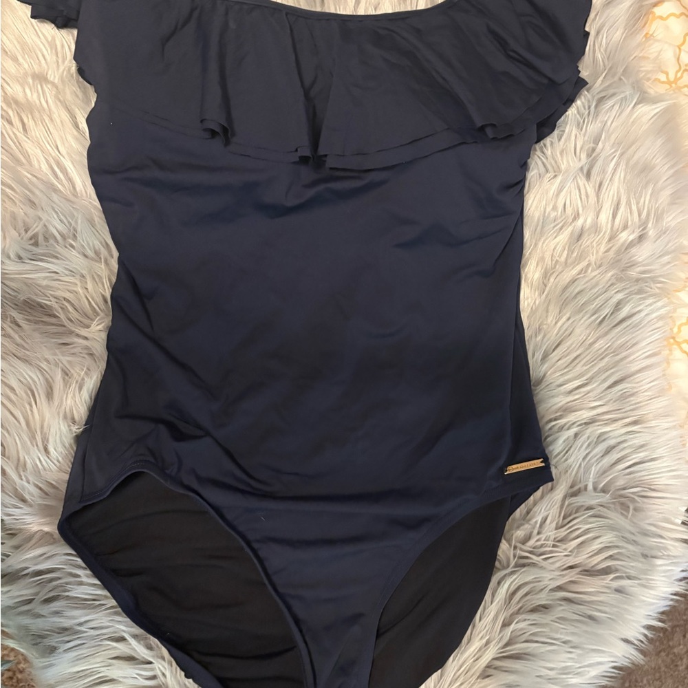 Michael Kors Blue Bodysuit One Piece